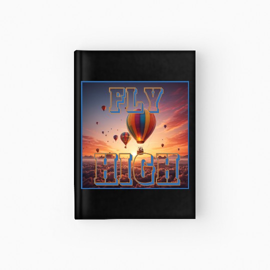Novelty Fly High Hardcover Journal