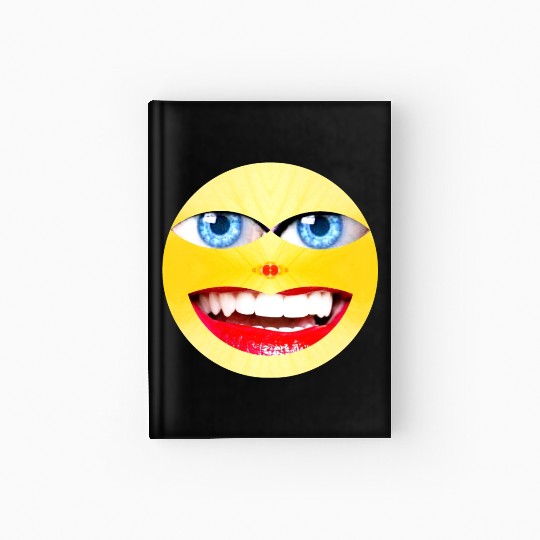 Smile Face Have a Nice Day Promote Happiness Joy Hardcover Journal