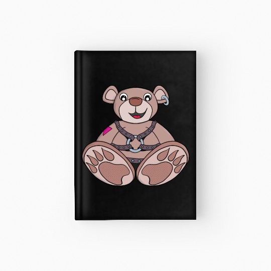 Teddy bear to play Hardcover Journal