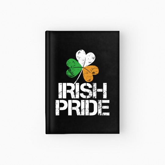 IRISH PRIDE Celtic Cross St Patricks Day Hardcover Journal