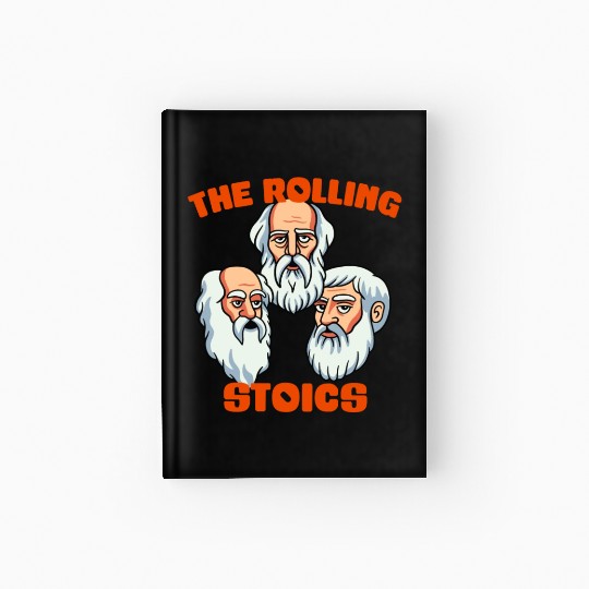 Greek Philosophers - Rolling Stoics Hardcover Journal