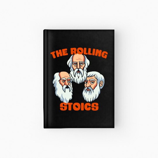 Greek Philosophers - Rolling Stoics Hardcover Journal