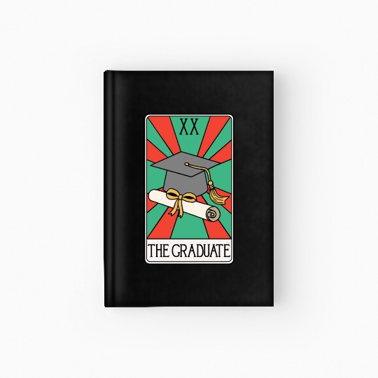 The Graduate - Funny Tarot Card Hardcover Journal