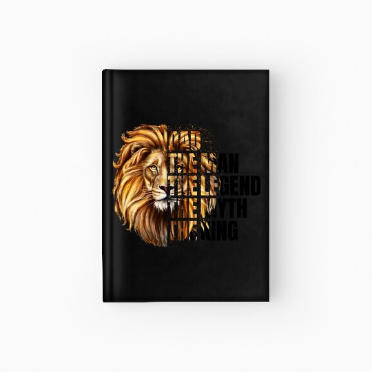 Dad The Man the Legend Lion Hardcover Journal