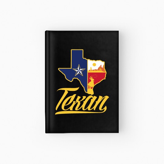 Texas Texan Hardcover Journal