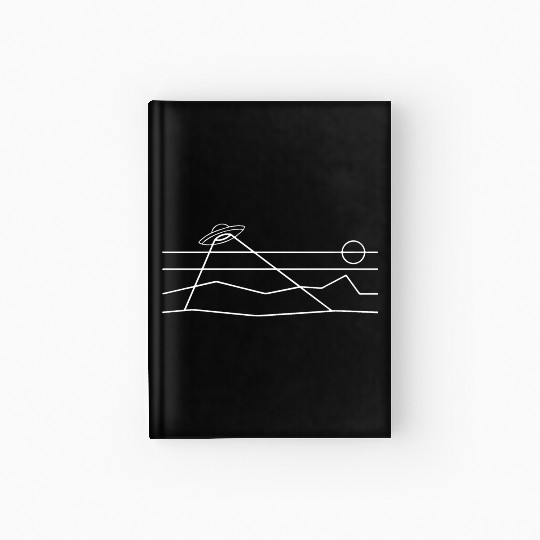 Beyond Earth creative minimal design Hardcover Journal