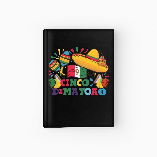 Cinco de Mayo: Mexican Flag Design Hardcover Journal