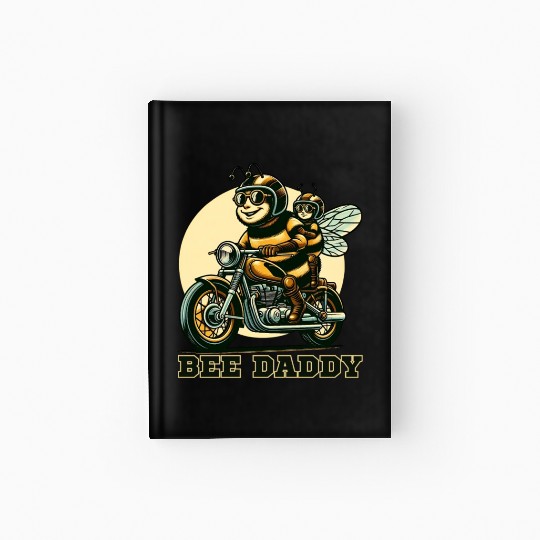 bee daddy bee father first sons super hero Hardcover Journal