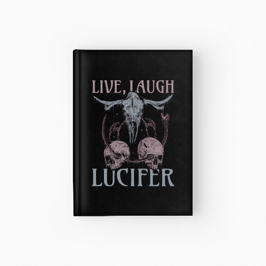 Live Love Lucifer Goth Festival Death Metal Hardcover Journal