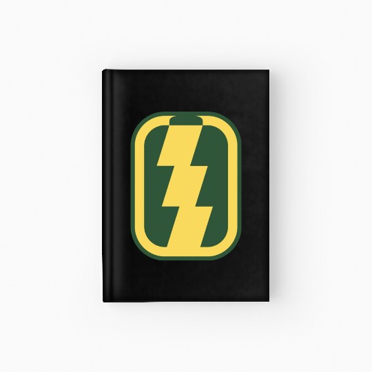 strong battery icon a green natural power source Hardcover Journal