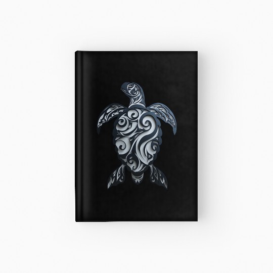 Tribal Sea Turtle Hardcover Journal