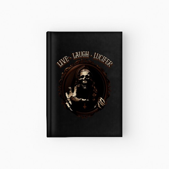 Live Love Lucifer Goth Festival Death Metal Hardcover Journal