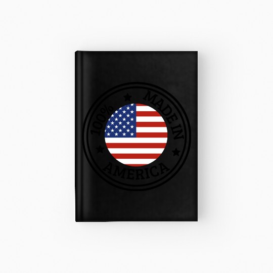 USA Made in America Hardcover Journal