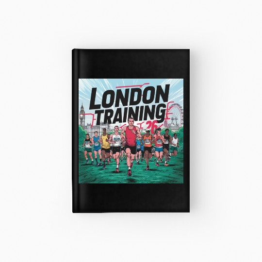 London Marathon by Kalam Hardcover Journal