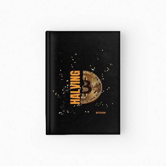 Bitcoin Halving 2024, $70K Memorial Hardcover Journal
