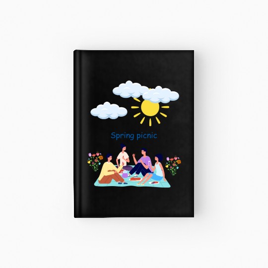 Spring picnic 1 Hardcover Journal