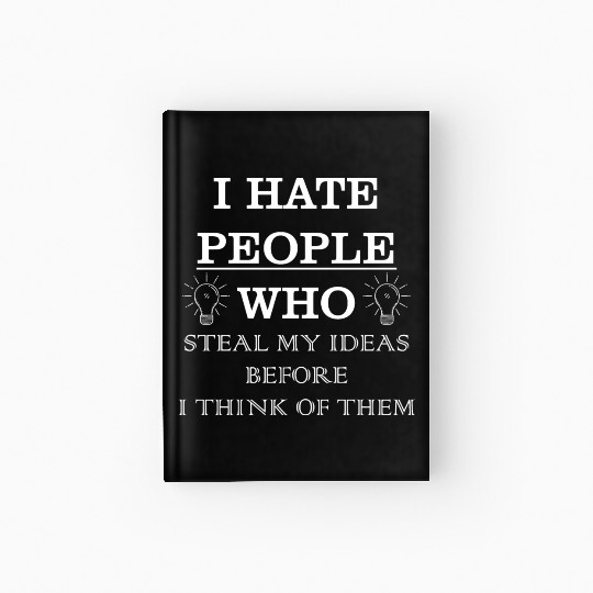 I hate people Hardcover Journal