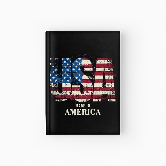 USA Made in America Hardcover Journal