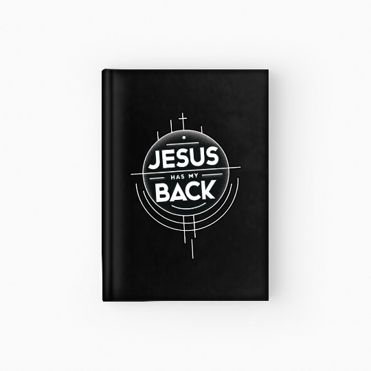Jesus Has My Back 19 Hardcover Journal