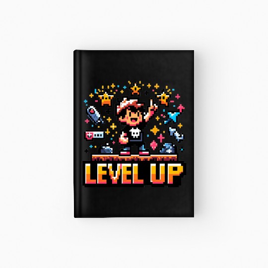 Victory Unlocked: Level Up Hardcover Journal