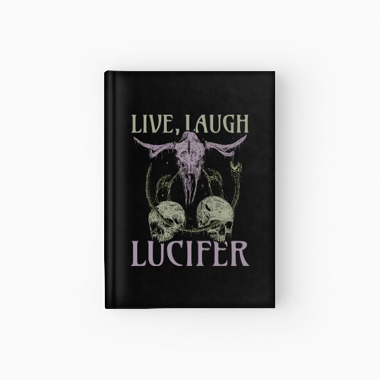 Live Love Lucifer Goth Festival Death Metal Hardcover Journal