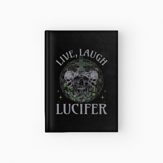 Live Love Lucifer Goth Festival Death Metal Hardcover Journal