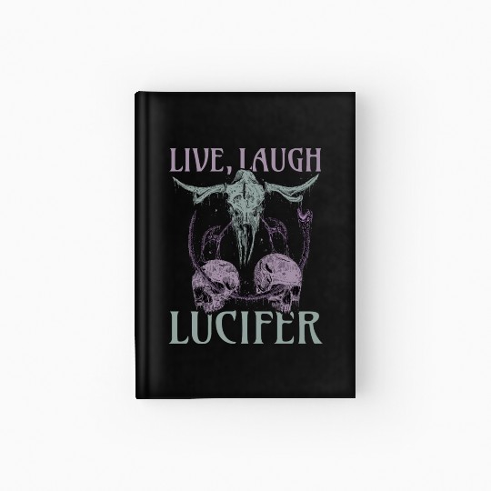 Live Love Lucifer Goth Festival Death Metal Hardcover Journal