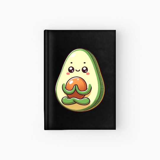 Avocado Meditation Zen Levitation Hardcover Journal