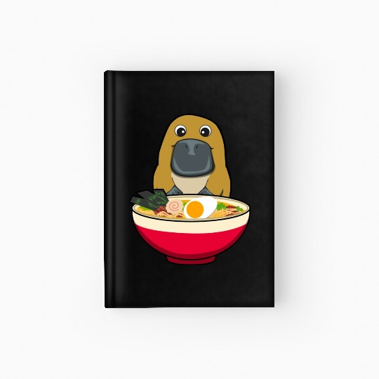 PLATYPUS RAMEN Hardcover Journal