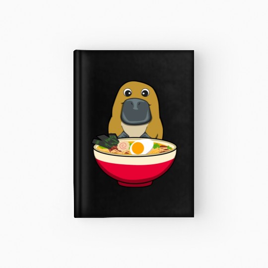 PLATYPUS RAMEN Hardcover Journal
