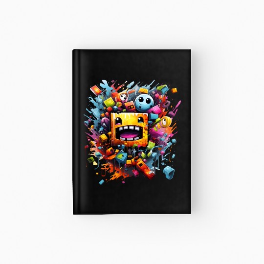 geometry dash Hardcover Journal