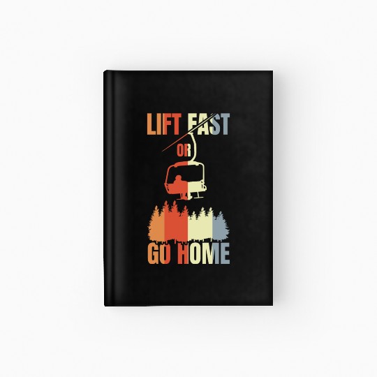 Snowboarding Joke Hardcover Journal