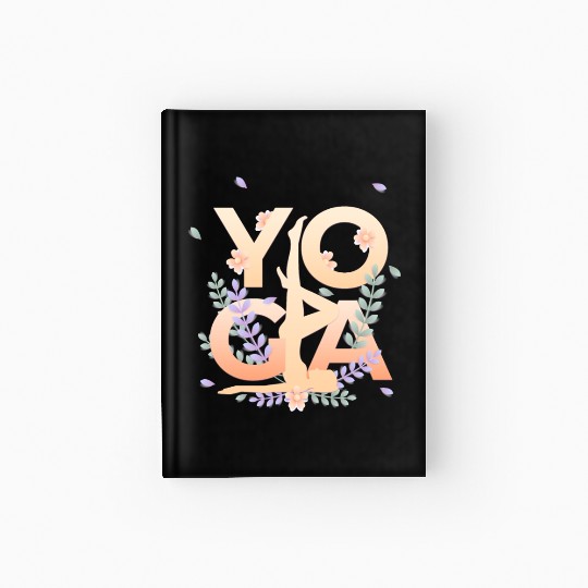 The art of yoga for physical and mental health Hardcover Journal