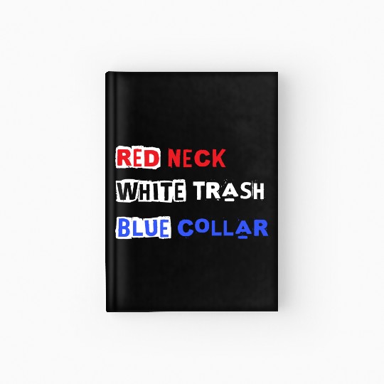 Red White Blue Hardcover Journal