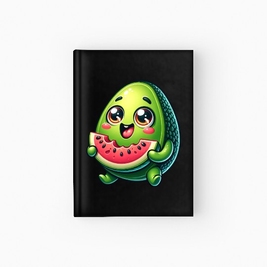 Avocado & Watermelon Sweet Comic Hardcover Journal