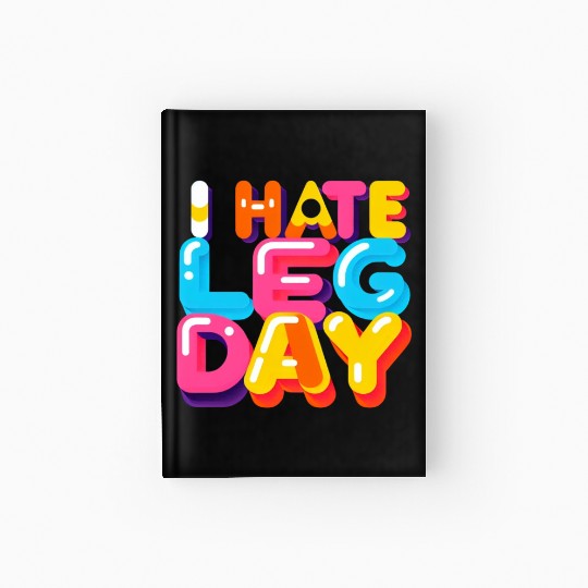 I Hate Leg Day 33 Hardcover Journal
