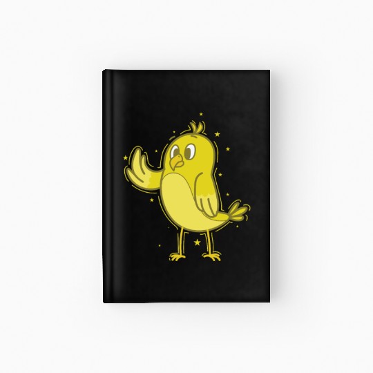 Canary waving Hardcover Journal