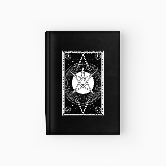Tarot Card Reader Astrology Occult Mystical Hardcover Journal
