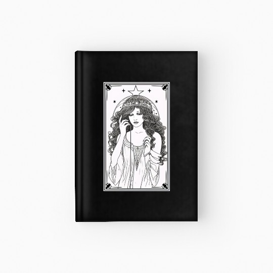 Tarot Card Astrology Occult Mystical Hardcover Journal