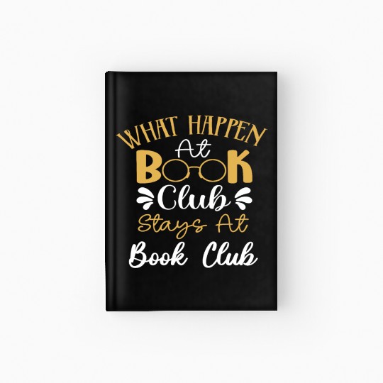 Book Club Friends Read Talk Fun Hardcover Journal