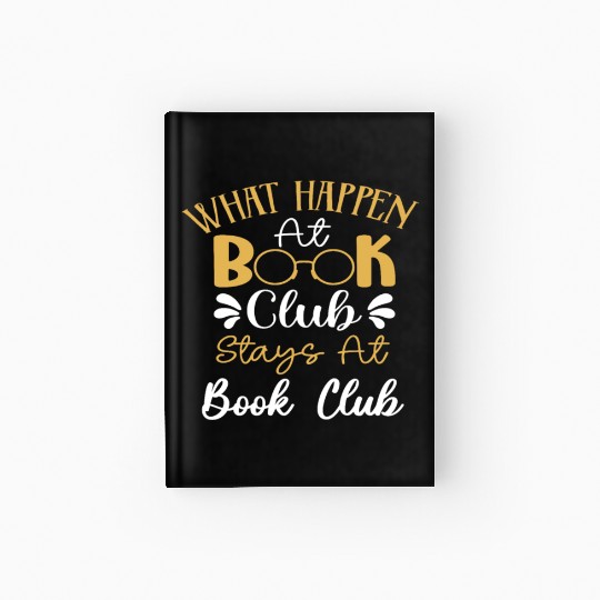 Book Club Friends Read Talk Fun Hardcover Journal