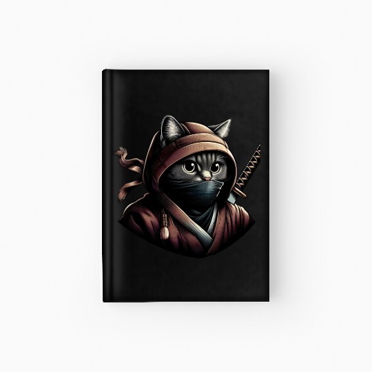Shadow Paws: The Silent Whiskers of the Ninja Cat Hardcover Journal