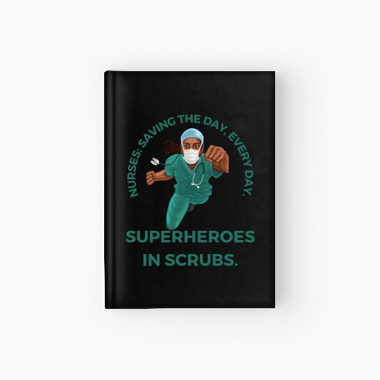 Superheroes in scrubs Hardcover Journal