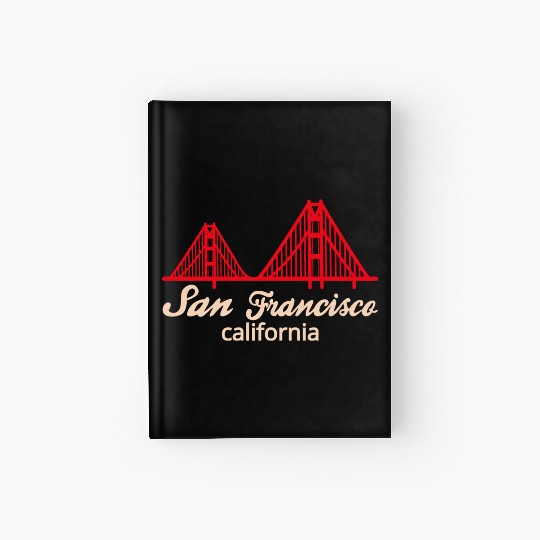 San Francisco California Hardcover Journal