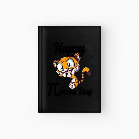 Happy Pi Day Pyjama Mathematic Math Teacher Pi Day Hardcover Journal