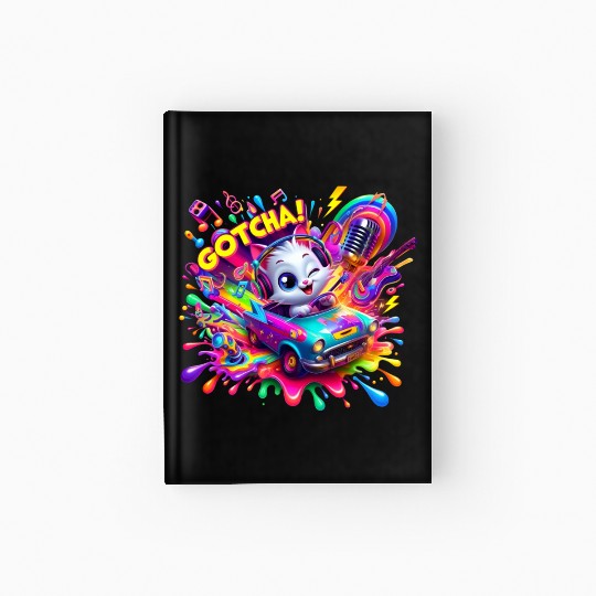 Galactic Vibes: Plosion of Splashes - GoTcha! Hardcover Journal