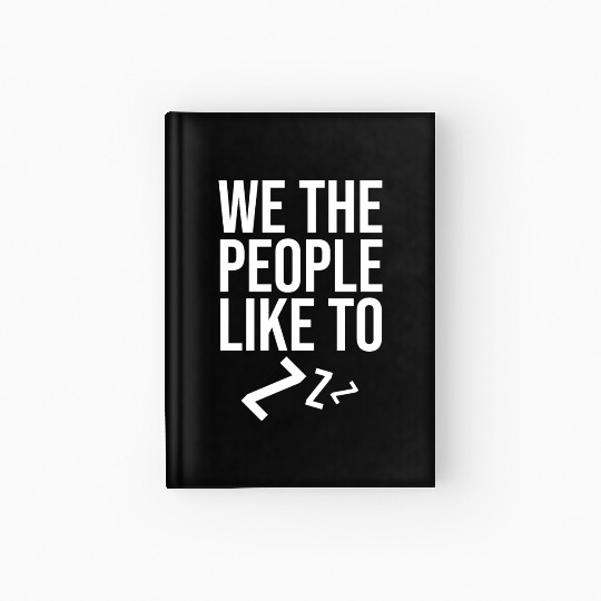 Sleepy Gnome with Night Cap Graphic Hardcover Journal