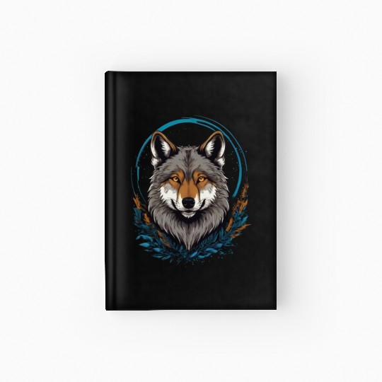 Flag Wolves July Howling Wolf Hardcover Journal