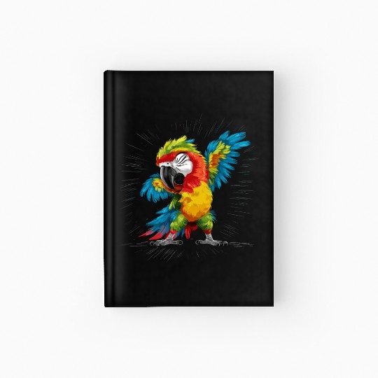 Macaw Parrot for a Bird Lover Animal Lover Hardcover Journal