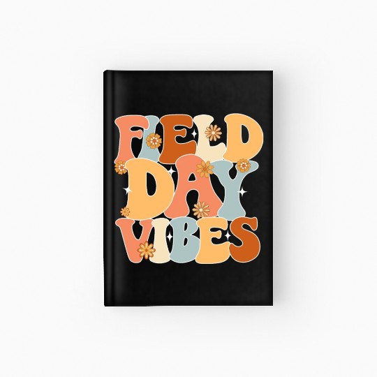 Field Day Vibes Outdoor Sunshine Flowers Hardcover Journal